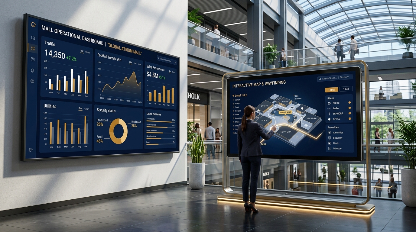 Centro de Operaciones y Guía Digital para Centros Comerciales y Galerías